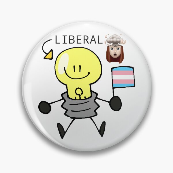 Item preview, liberal lightbulb inanimate insane designed and sold by SaggySage.