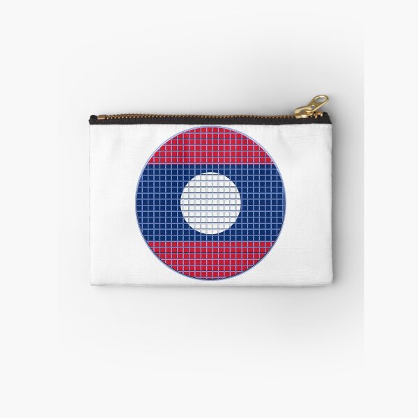 Item preview, Laos Flag Rounded - Squares Pixel  designed and sold by MoonElite.