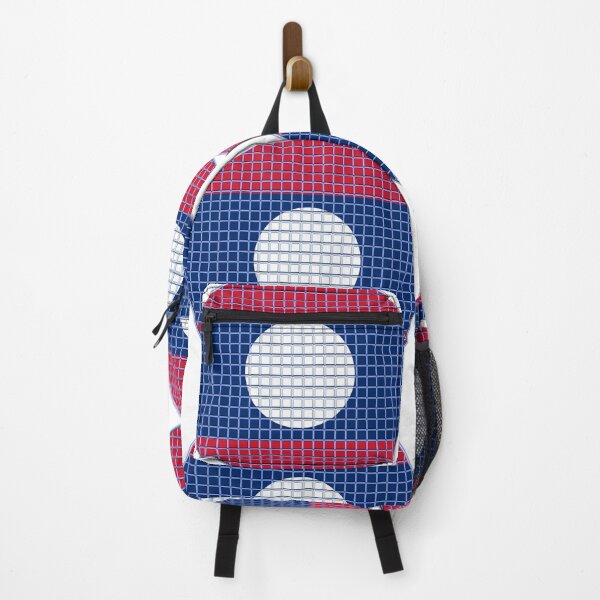 Item preview, Laos Flag Rounded - Squares Pixel designed and sold by MoonElite.