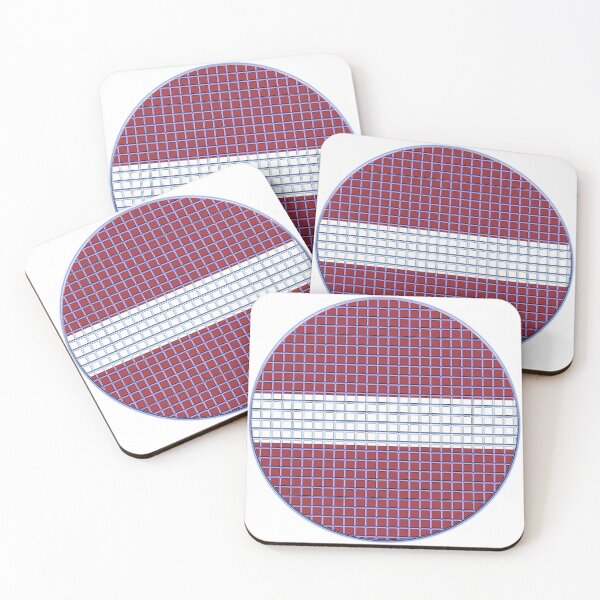 Item preview, Latvia Flag Rounded - Squares Pixel  designed and sold by MoonElite.