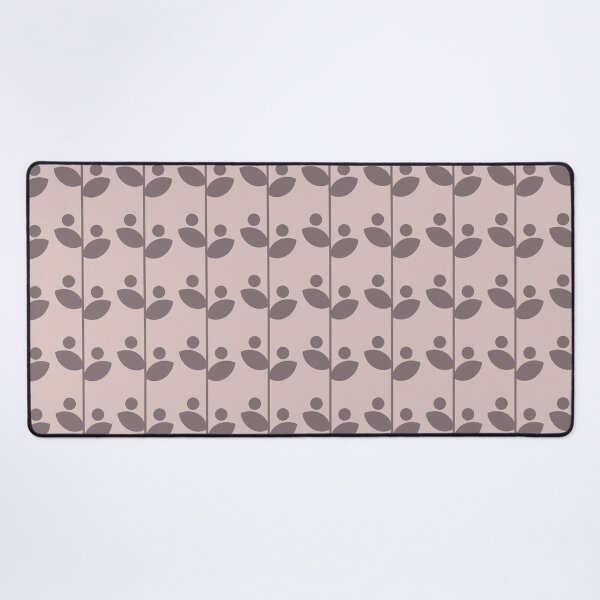 Item preview, Cute Minimalist Retro Leaves Pattern, Mid Century Modern Leaves Pink & Gray designed and sold by scorpiolane.