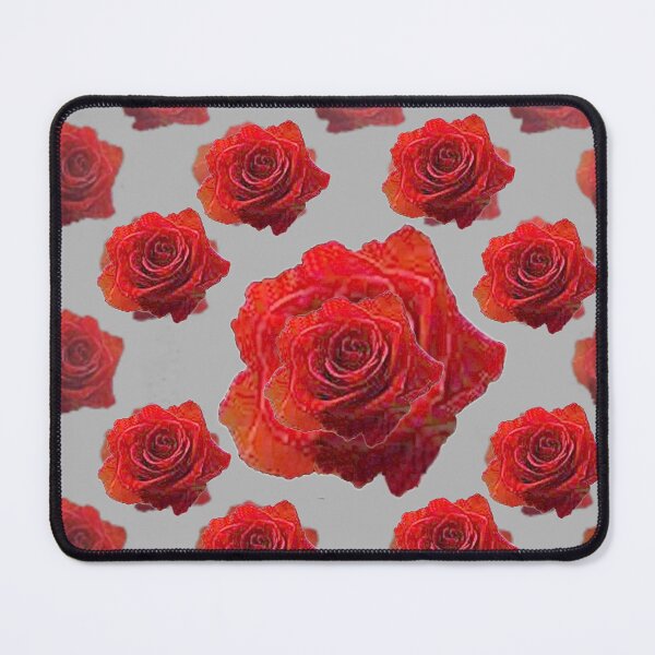 Item preview, RED GARDEN ROSES PATTERNS  ART designed and sold by sharlesart.