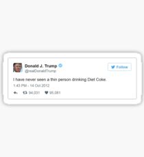 Trump Diet Coke Tweet Sticker