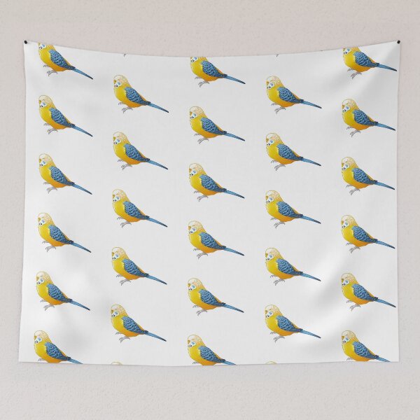 Item preview, Aroace Pride Budgie designed and sold by AdoraBirdArt.