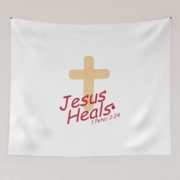 Item preview, Jesus Heals designed and sold by CreativeStrike.