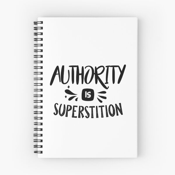 Item preview, Authority is Superstition designed and sold by TheFoolsGallery.