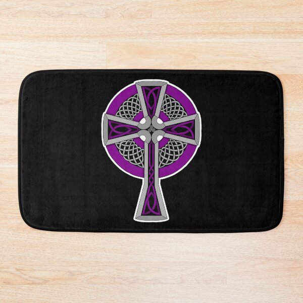 Item preview, Purple and Silver Celtic Style Cross designed and sold by AutumnJude Rowan.