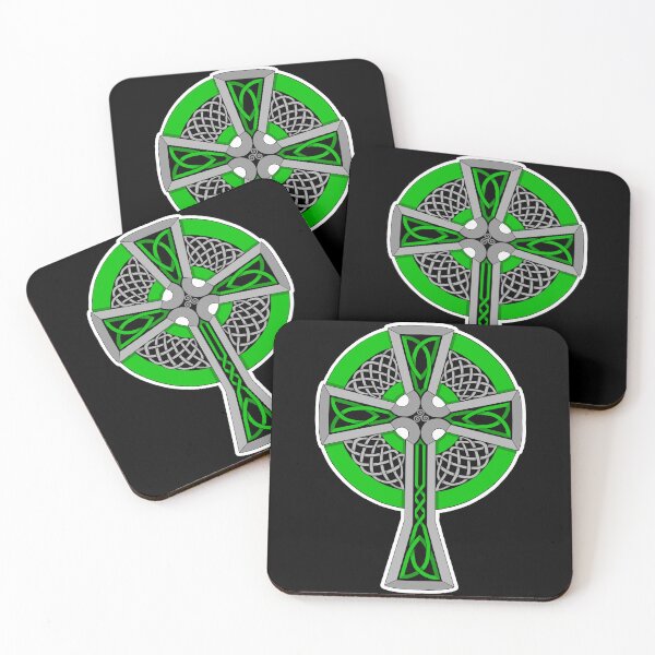 Item preview, Green and Silver Celtic Style Cross designed and sold by AutumnJude Rowan.