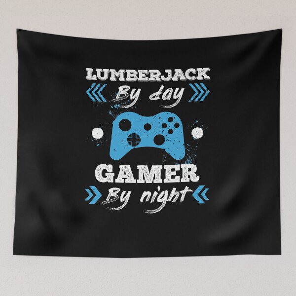 Item preview, Lumberjack By Day Gamer By Night for Best Lumberjack designed and sold by SVPOD.