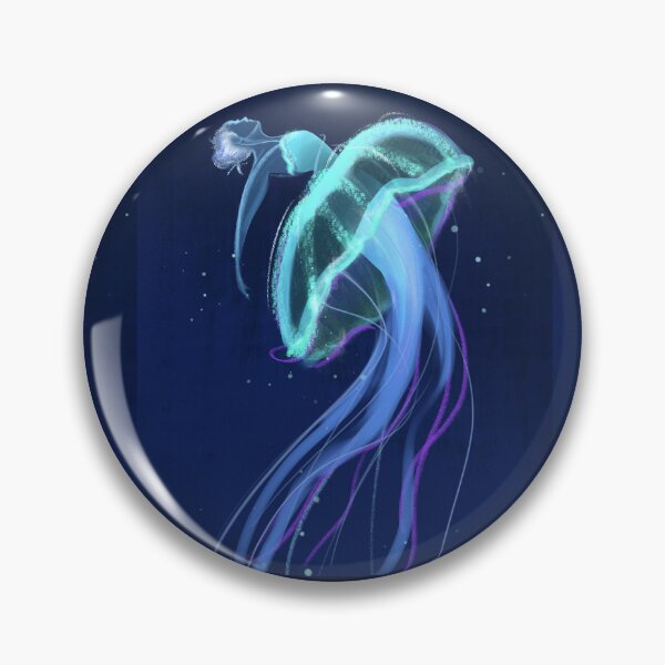 Artikelvorschau, Jellyfish Mermaid Ghostly entworfen und verkauft von MisuWinArt.