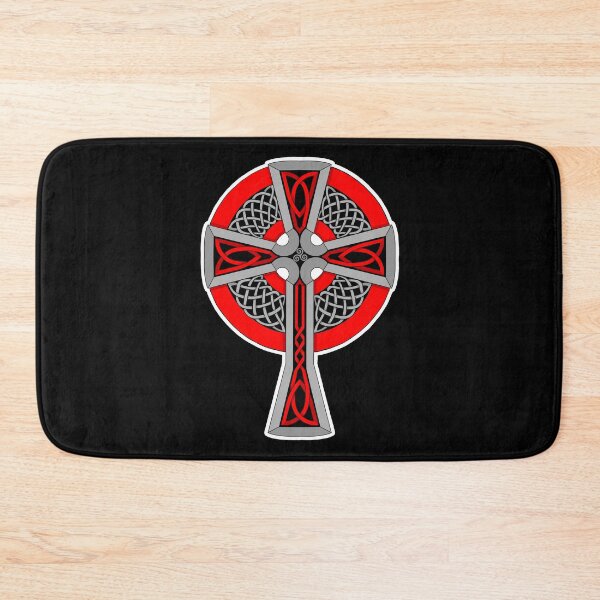 Item preview, Red and Silver Celtic Style Cross designed and sold by AutumnJude Rowan.
