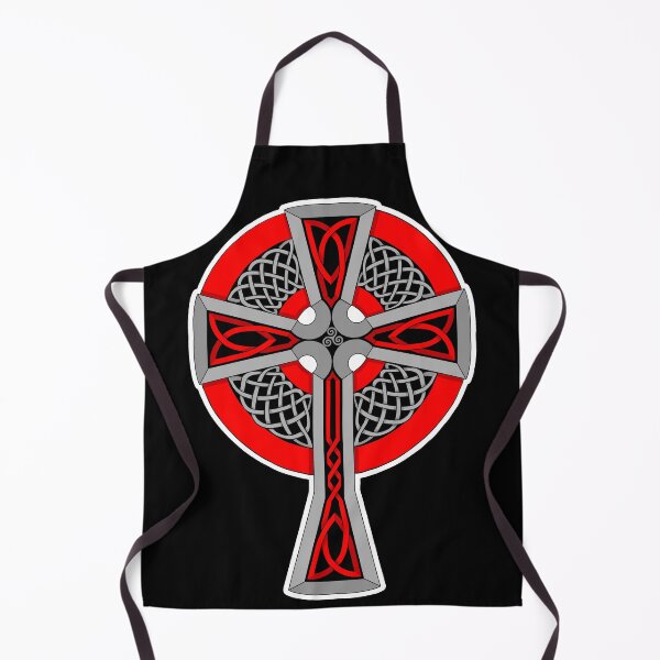 Item preview, Red and Silver Celtic Style Cross designed and sold by AutumnJude Rowan.