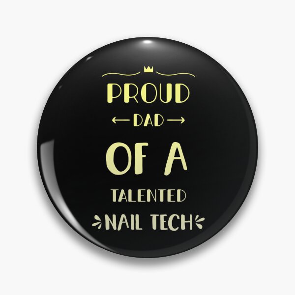 Item preview, Proud dad of a talented Nail Tech -Ombre yellow/white designed and sold by 306Biz.