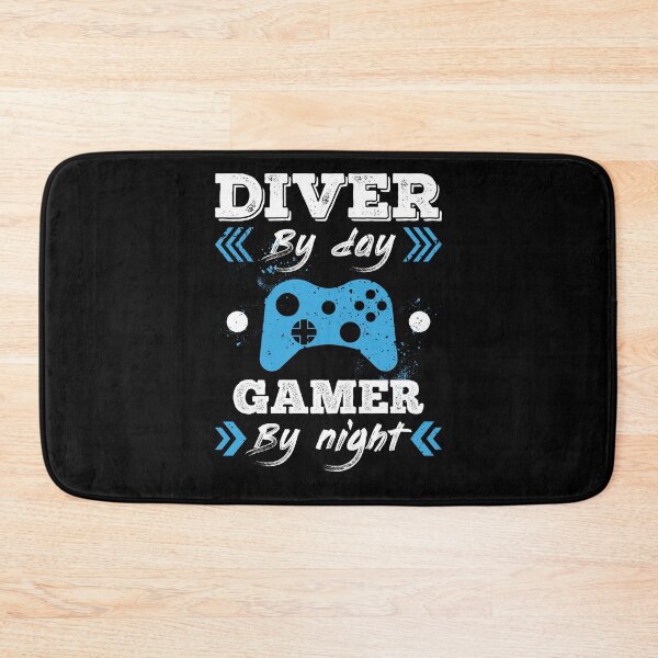 Item preview, Diver By Day Gamer By Night for Best Diver designed and sold by SVPOD.