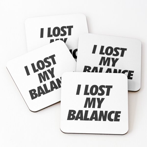 Item preview, I Lost My Balance Black   designed and sold by Coraleyes.