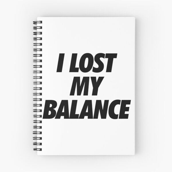 Item preview, I Lost My Balance Black   designed and sold by Coraleyes.