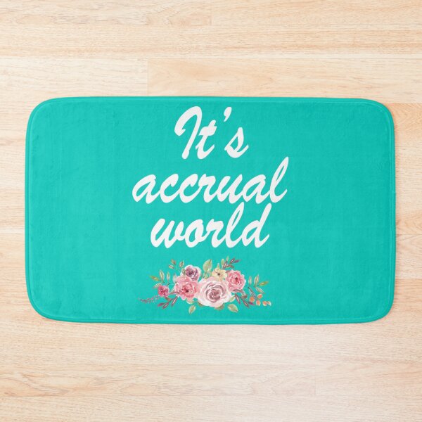 Item preview, It_S Accrual World With Water Color For Dad Mom Friend   designed and sold by Coraleyes.