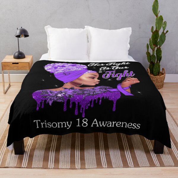 Item preview, Her Fight Is Our Fight Trisomy 18 Awareness designed and sold by Mnrshirley.