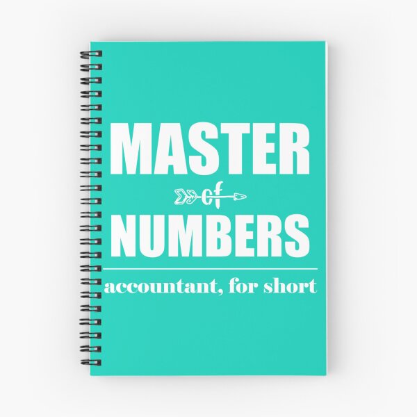 Item preview, Master of Numbers Accountant for Short   designed and sold by Coraleyes.