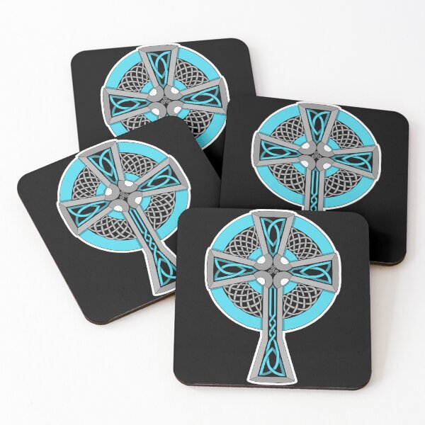 Item preview, Blue and Silver Celtic Style Cross designed and sold by AutumnJude Rowan.