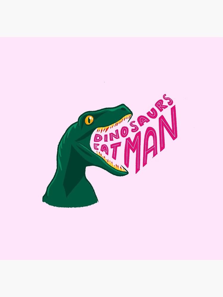 Bolsa de tela «Los dinosaurios comen al hombre en rosa» de drfrankensara | Redbubble Bolsa de tela «Los dinosaurios comen al hombre en rosa» de drfrankensara | Redbubble