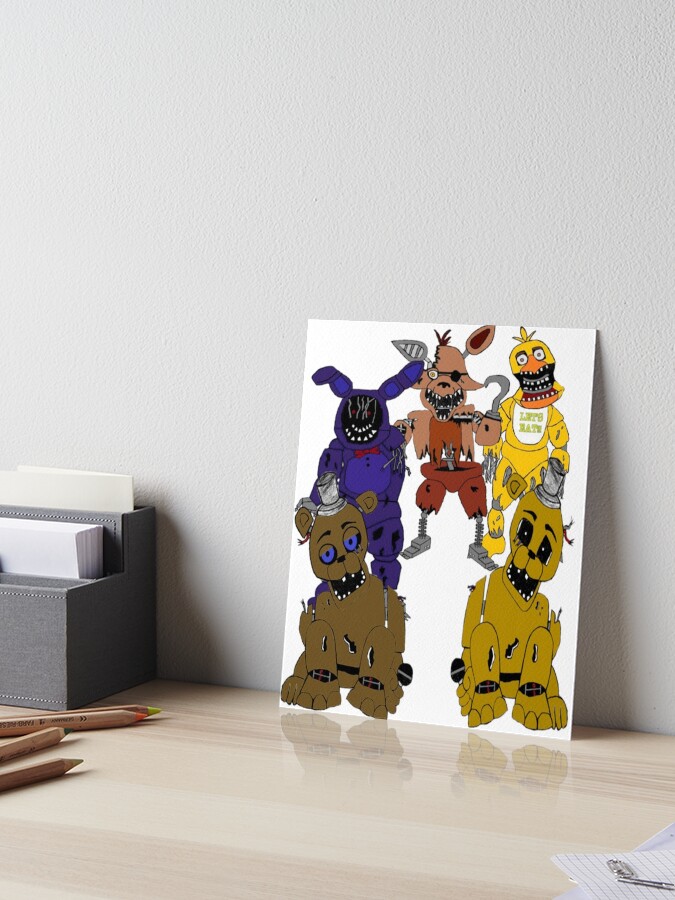 Chibi Withered Freddy Art Print for Sale by WillowsWardrobe