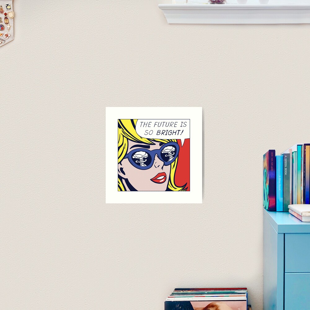 Pop Optimistic Girl Art Print