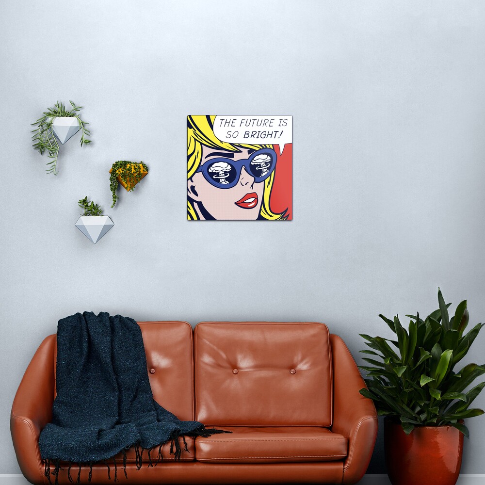 Pop Optimistic Girl Metal Print