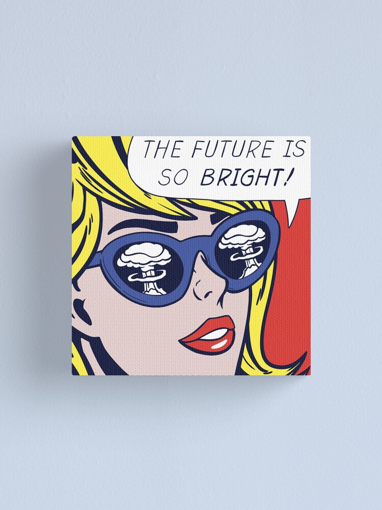 Alternate view of Pop Optimistic Girl Canvas Print
