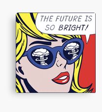 Pop Optimistic Girl Canvas Print