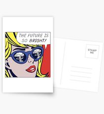 Pop Optimistic Girl Postcards