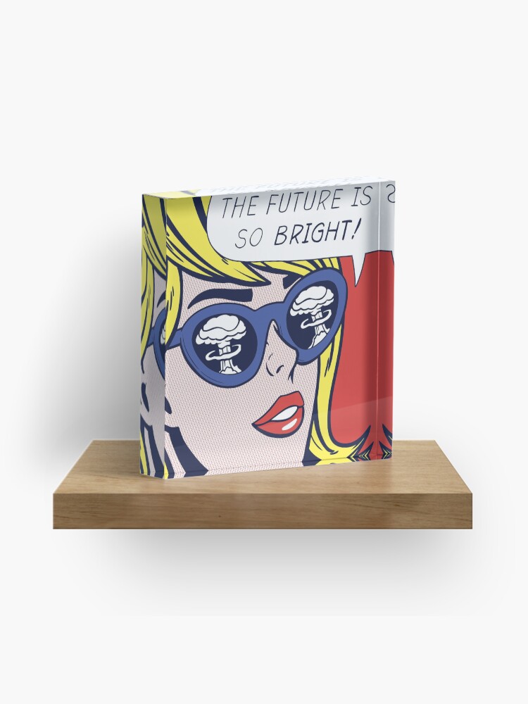 Thumbnail 1 of 5, Acrylic Block, Pop Optimistic Girl designed and sold by Corbin Hunsaker.
