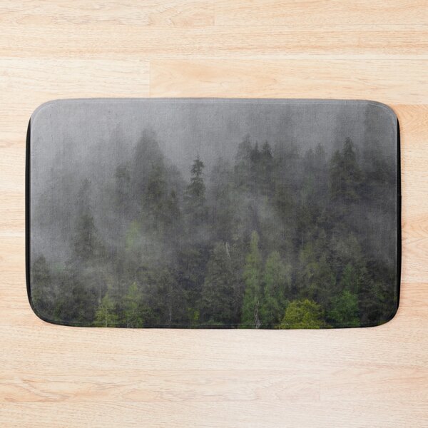 Item preview, Misty Forest Drawing, Dark Green Misty forest, Misty Green Forest Aesthetic, Foggy Misty Green Forest Aesthetic designed and sold by Paintcorner.