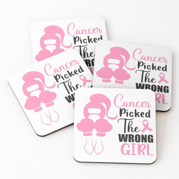 Item preview, Cancer Picked The Wrong Girl, Cancer Fighter, Funny Cancer Quotes For Girls designed and sold by PRINTED ..