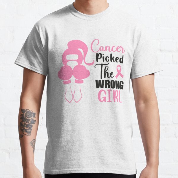 Positive Breast Cancer Survivor Quote Mastectomy Courage V-Neck T-Shirt