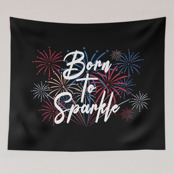 Item preview, Livingfully Merch Living Fully Born To Sparkle designed and sold by RommaniShop.
