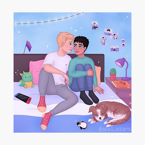 Aperçu de l'œuvre Chambre Nick et Charlie créée et vendue par opal-stars.