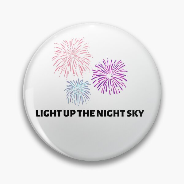 Item preview, Light Up The Night Sky Dark designed and sold by Mood Mash.