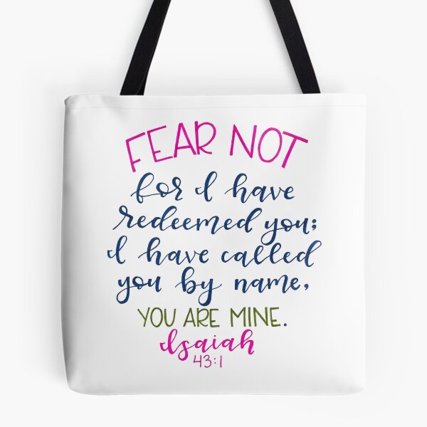 Item preview, Isaiah 43:1 designed and sold by amwlettering.