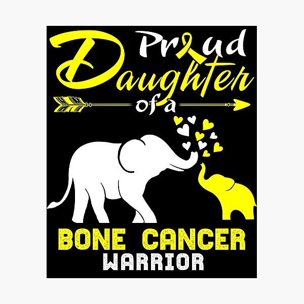 Item preview, Proud Daughter Of A Bone Cancer Warrior  designed and sold by Hatjar.