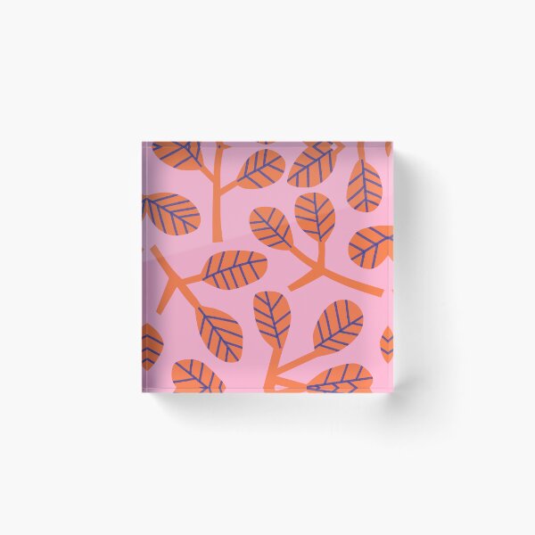 Item preview, Orange leaf print designed and sold by KPRWRITE.