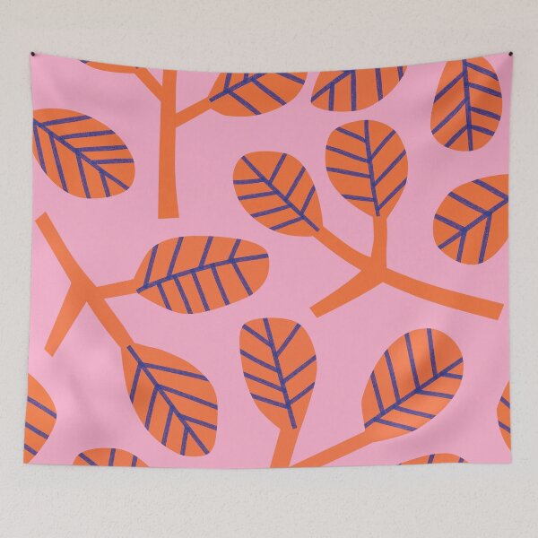 Item preview, Orange leaf print designed and sold by KPRWRITE.