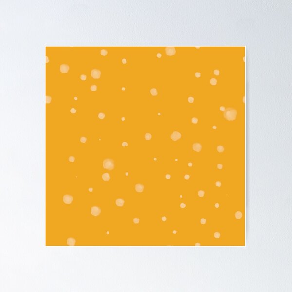 Item preview, Mustard yellow pattern with white dots designed and sold by NesheYx.