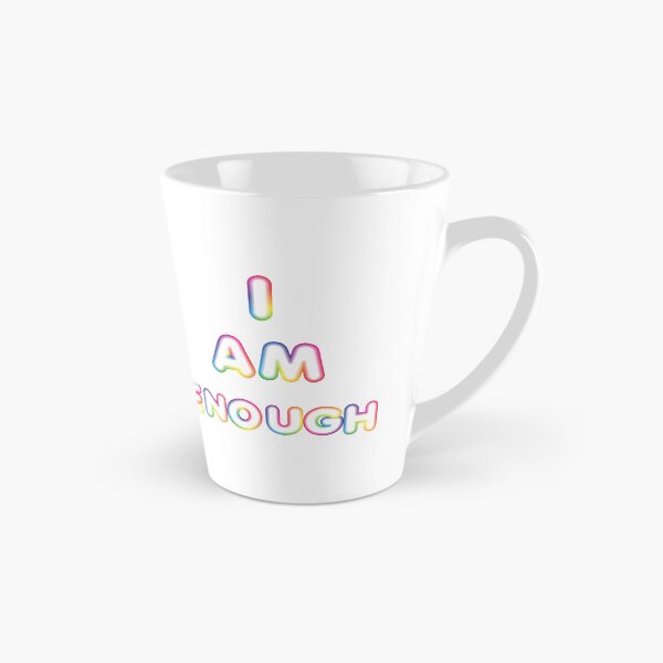 Item preview, I Am Enough-White Background  designed and sold by Trendi61.