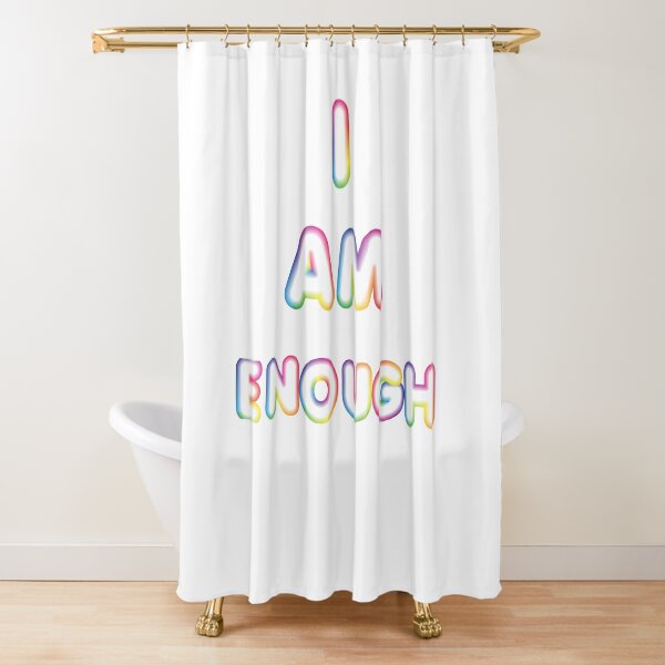 Item preview, I Am Enough-White Background  designed and sold by Trendi61.