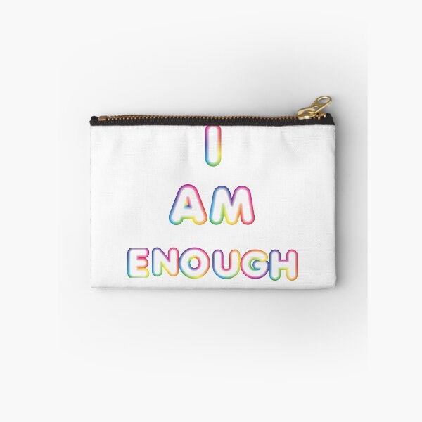 Item preview, I Am Enough-White Background  designed and sold by Trendi61.
