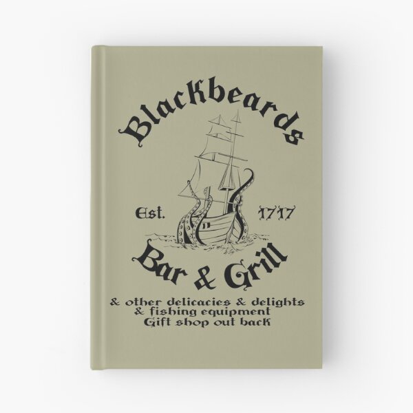 Item preview, Blackbeard's Bar & Grill Logo designed and sold by Scribble Log.