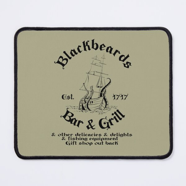 Item preview, Blackbeard's Bar & Grill Logo designed and sold by Scribble Log.
