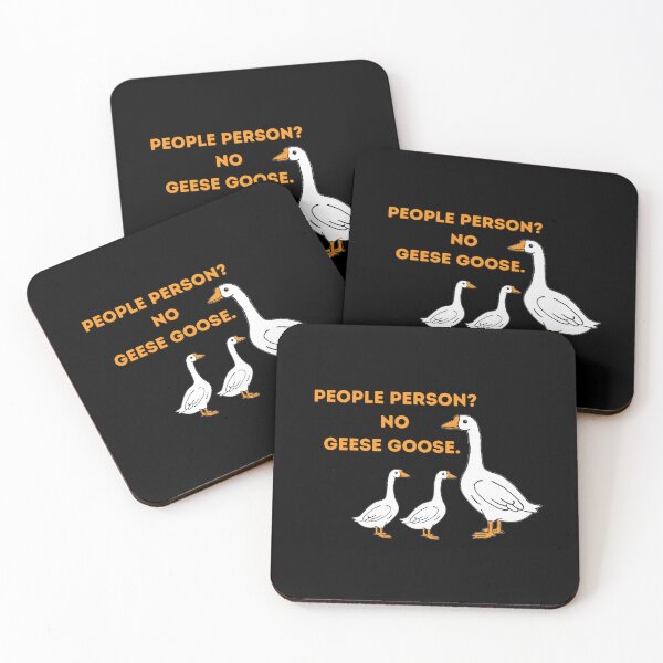 Item preview, People Person? No. Geese Goose designed and sold by Pink Ribbon.