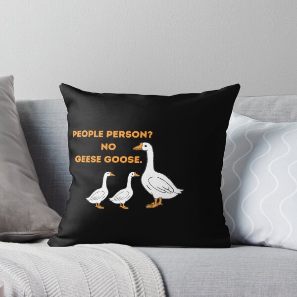 Item preview, People Person? No. Geese Goose designed and sold by Pink Ribbon.